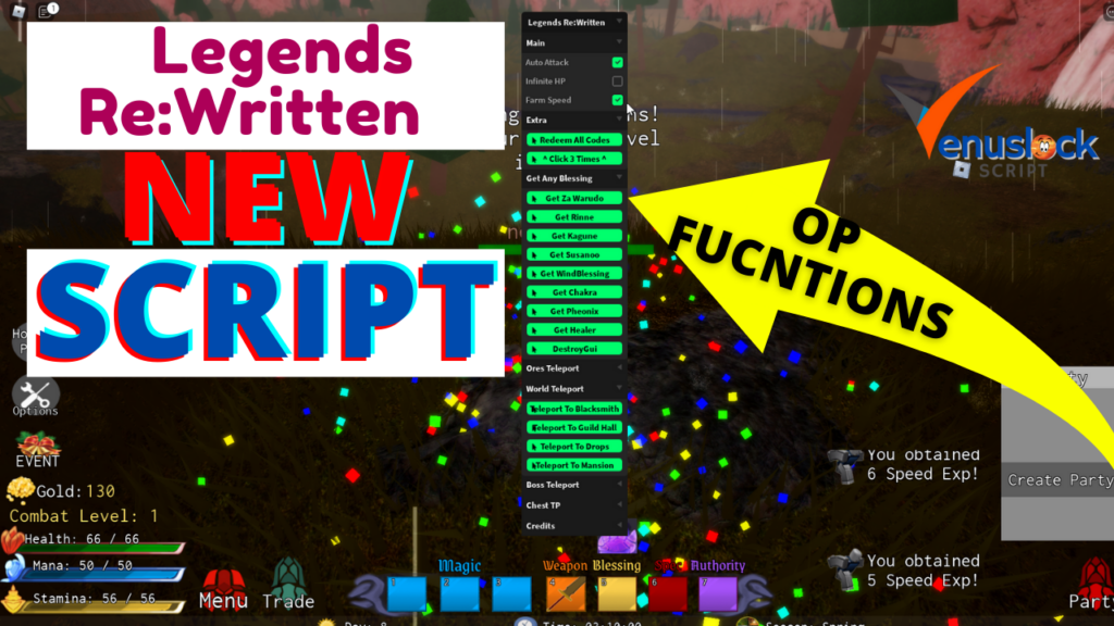 Legends Rewritten Script New