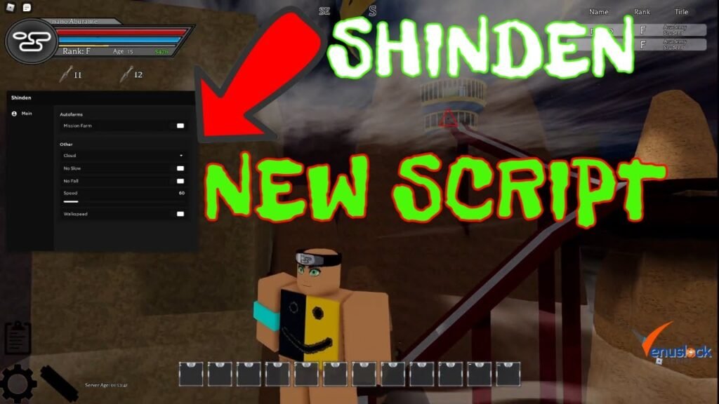 Shinden Script GUI Auto Farm