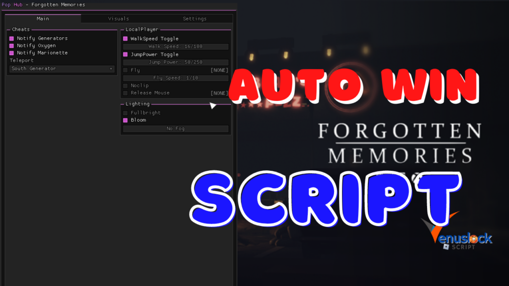 Forgotten Memories Script