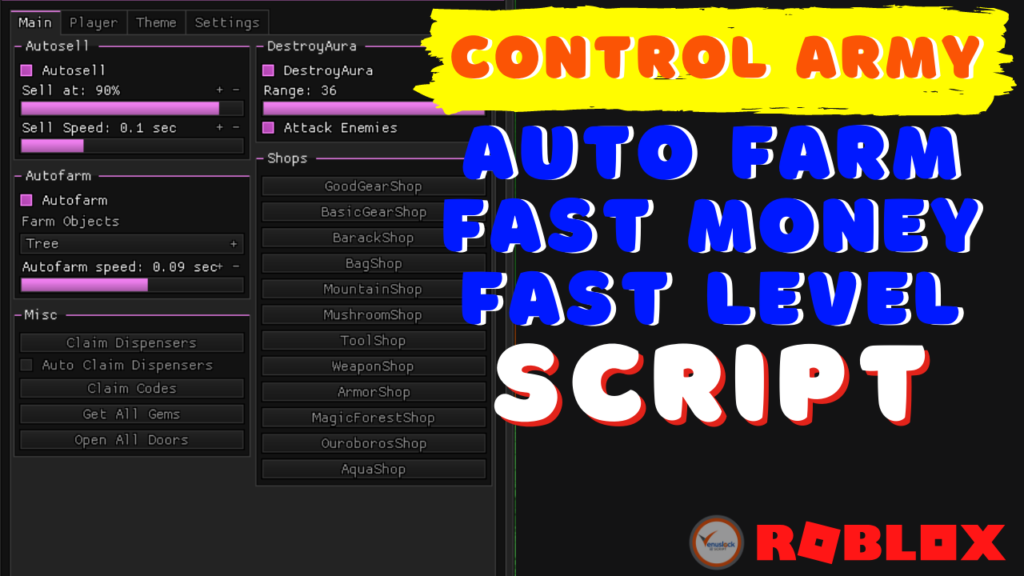 Control Army Script