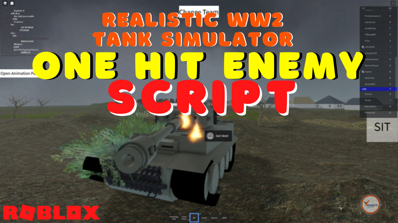 realistic ww2 tank simulator Script