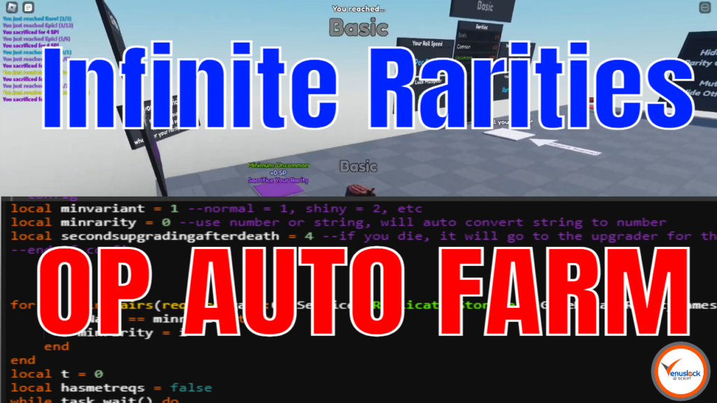 Infinite Rarities Script