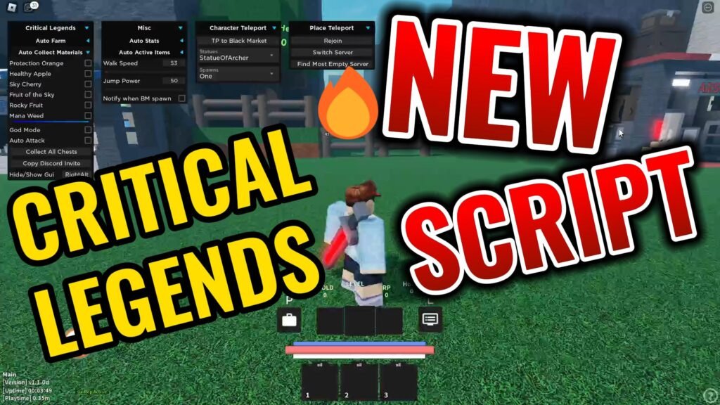 Critical Legends New Script