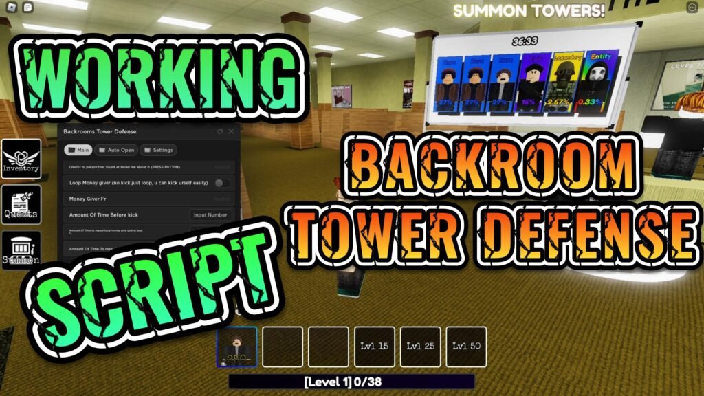 Backroom Tower Defense Script