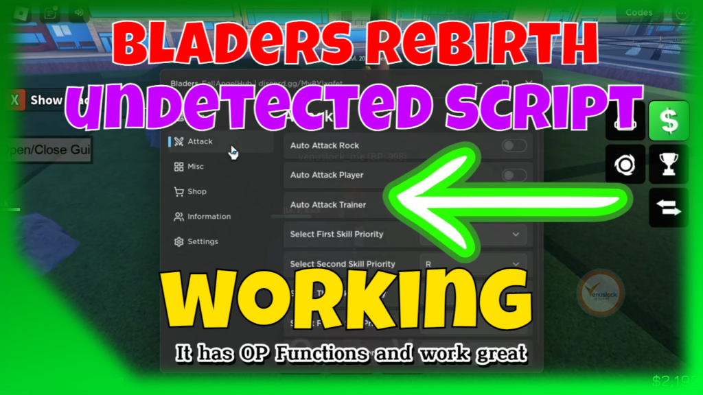 bladers rebirth roblox script gui